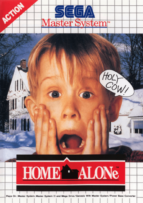 Home Alone box art for Sega Master System